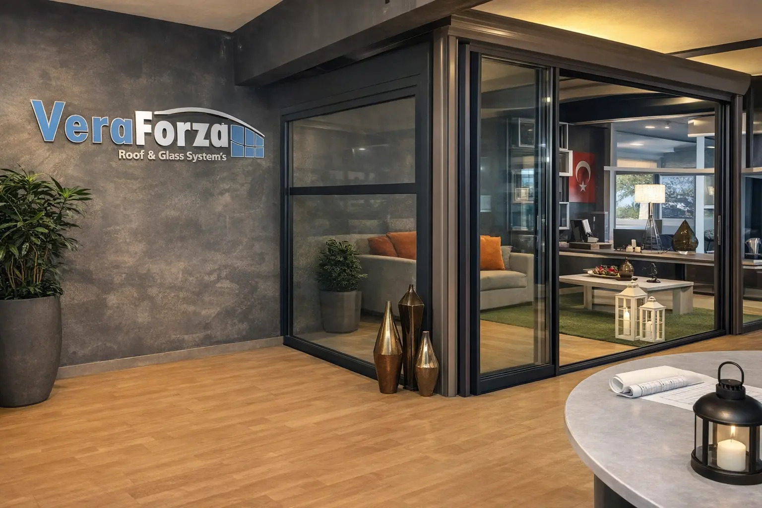 VeraForza Acilir cam tavan-haraketli tavan sistemleri- Bioclimatik-Tente imalat ve montaj İstanbul