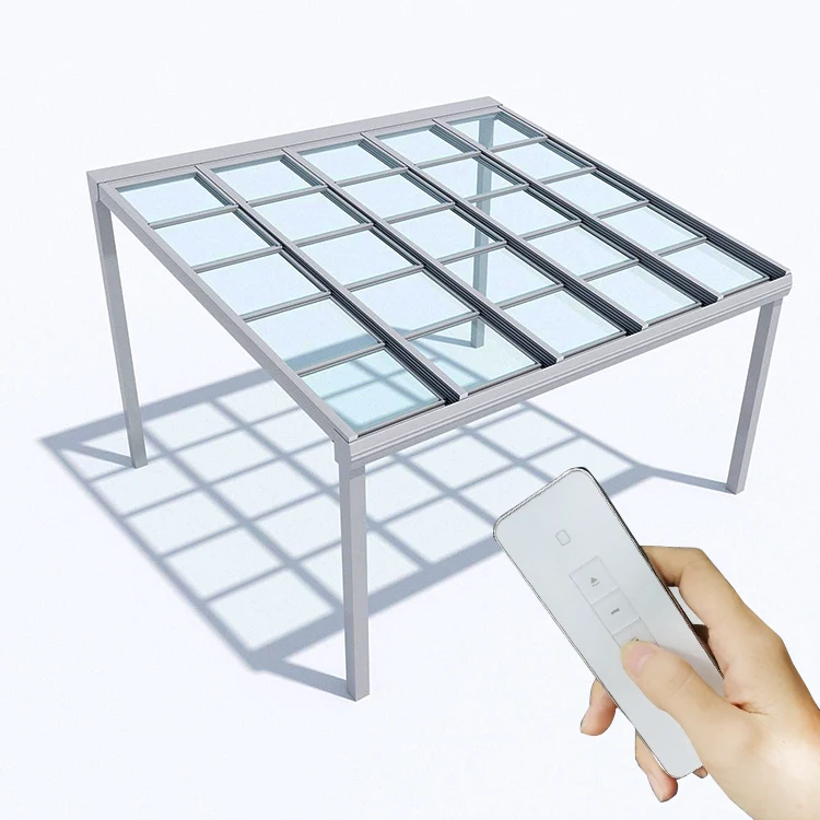 Outdoor-Garden-Aluminum-Glass-Roof-Covers-Automatic-Retractable-Rain-Waterproof-Covered-Electric-Pergola-Balcony-Patio-Cover
